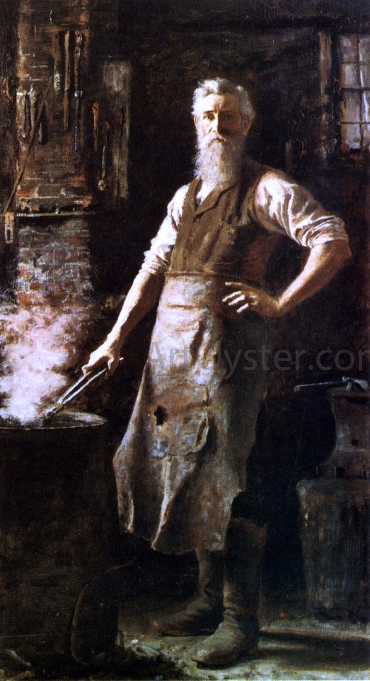  Thomas Hovenden The Village Blacksmith - Canvas Art Print