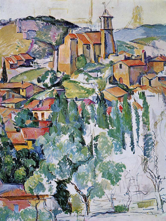  Paul Cezanne A Village of Gardanne - Canvas Art Print