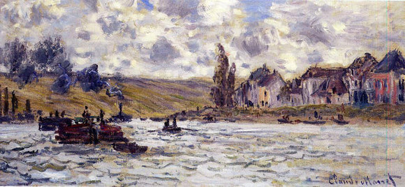  Claude Oscar Monet The Village of Lavacourt - Canvas Art Print