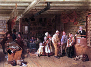  Thomas Waterman Wood The Village Post Office - Canvas Art Print