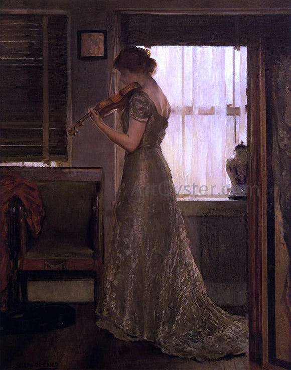  Joseph DeCamp The Violinist (also known as The Violin: Girl with a Violin III) - Canvas Art Print