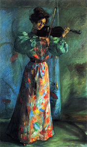  Lovis Corinth The Violinist - Canvas Art Print