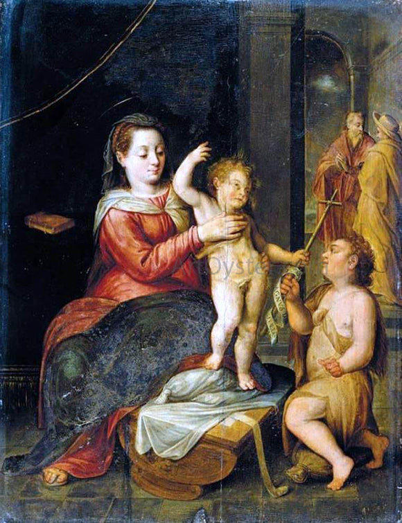  Bernaert De Ryckere The Virgin and Child - Canvas Art Print