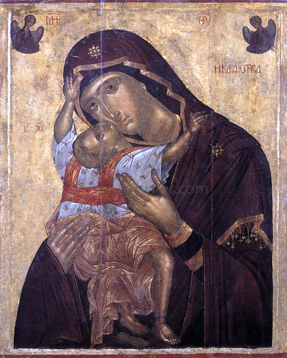  Angelos Akotantos The Virgin Cardiotissa - Canvas Art Print