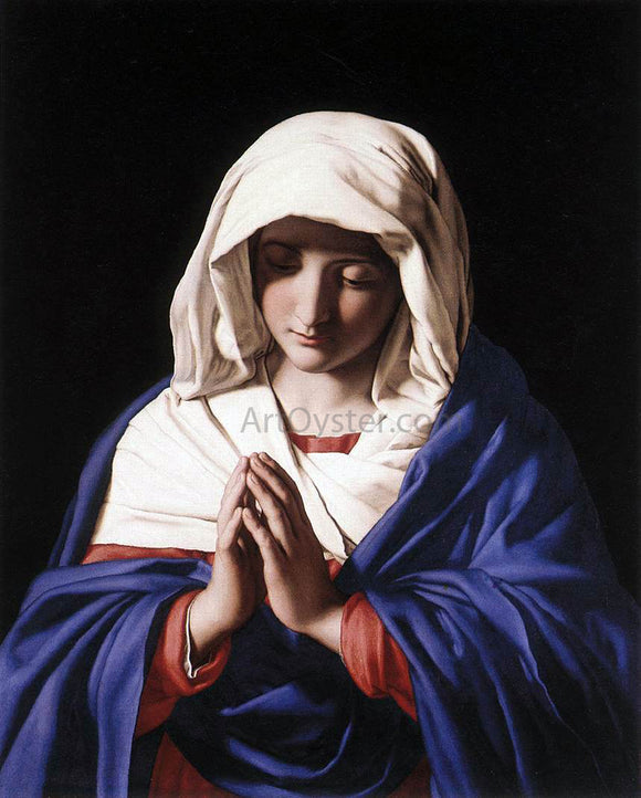  Sassoferrato The Virgin in Prayer - Canvas Art Print