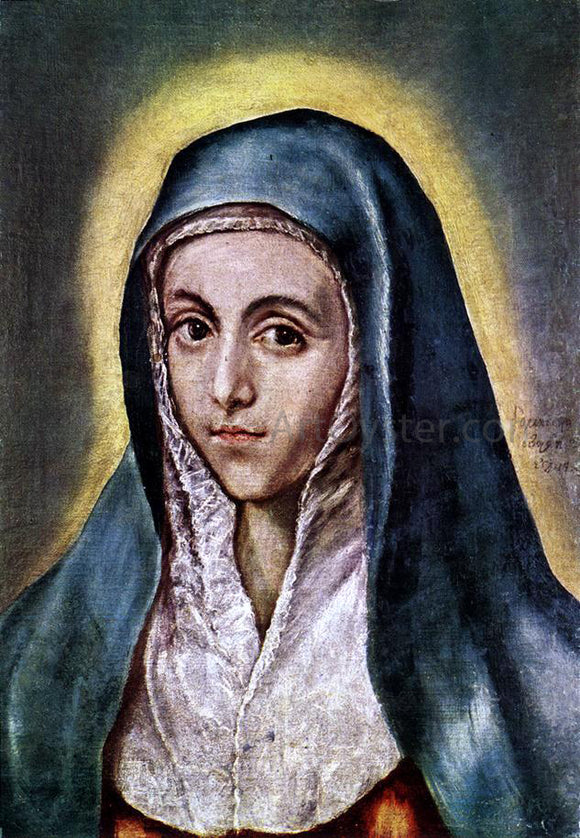  El Greco The Virgin Mary - Canvas Art Print