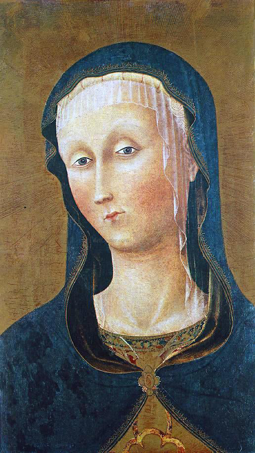  Pietro Di Giovanni d'Ambrogio The Virgin Mary - Canvas Art Print