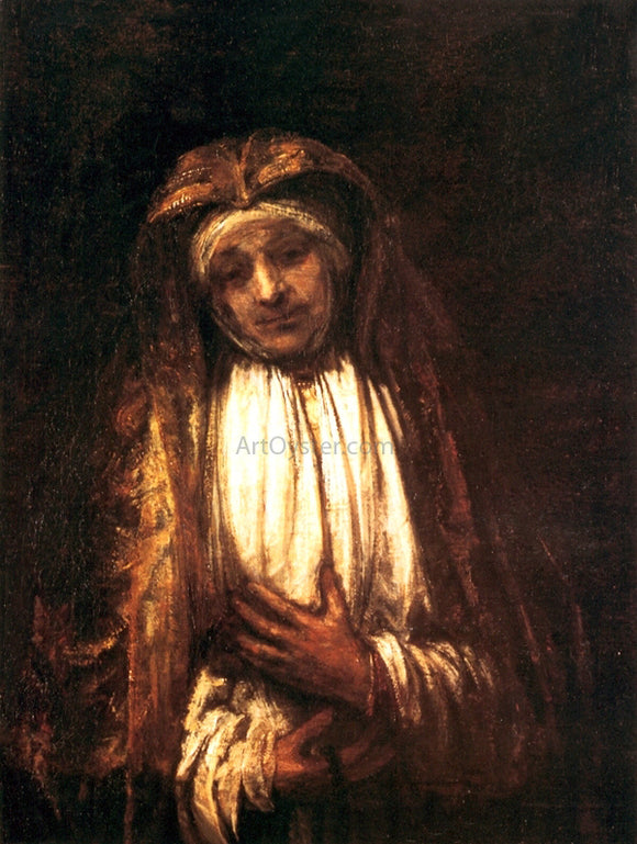 Rembrandt Van Rijn The Virgin of Sorrows - Canvas Art Print