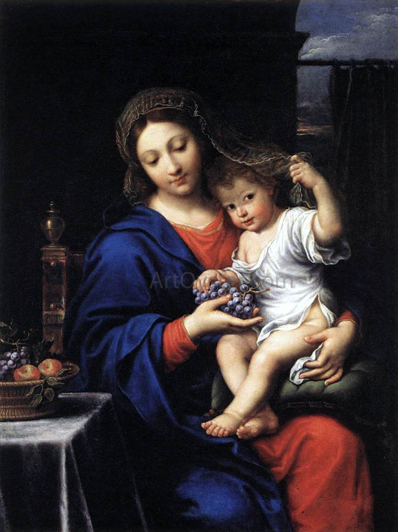  Pierre Mignard The Virgin of the Grapes - Canvas Art Print