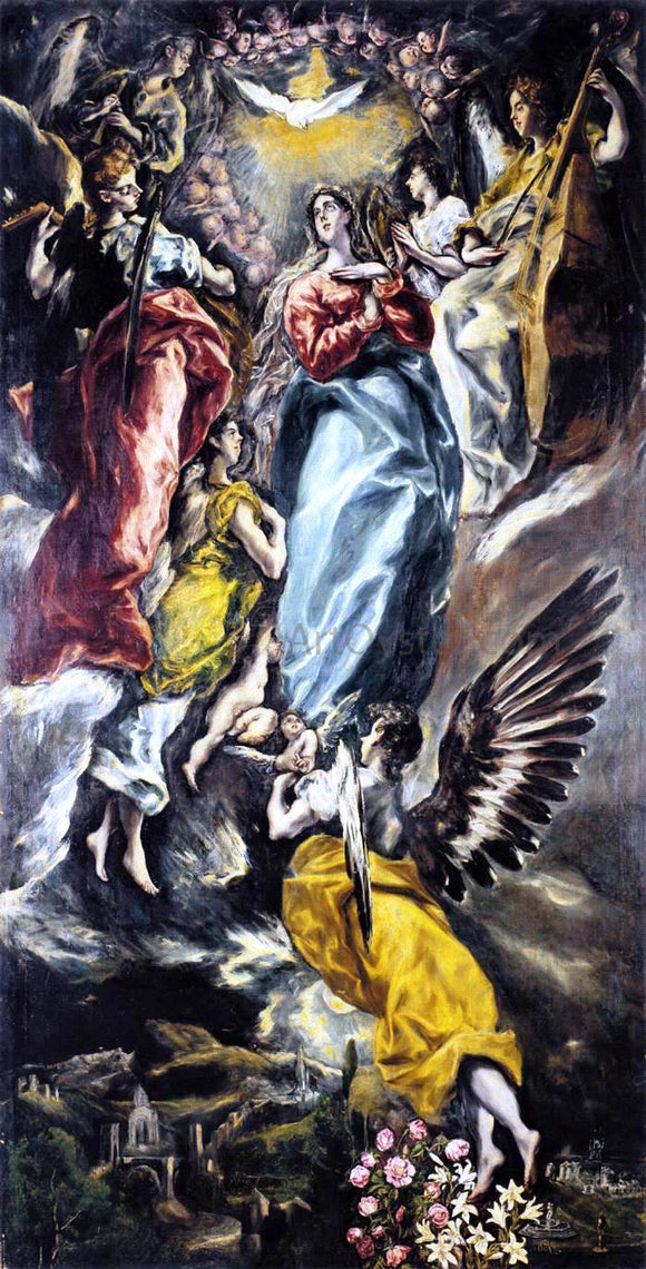  El Greco The Virgin of the Immaculate Conception - Canvas Art Print