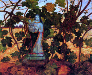  Ferdinand Du Puigaudeau The Virgin with Fig Tree - Canvas Art Print