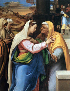  Sebastiano Del Piombo The Visitation - Canvas Art Print