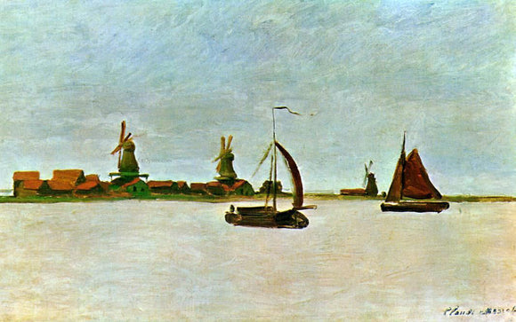  Claude Oscar Monet The Voorzaan - Canvas Art Print