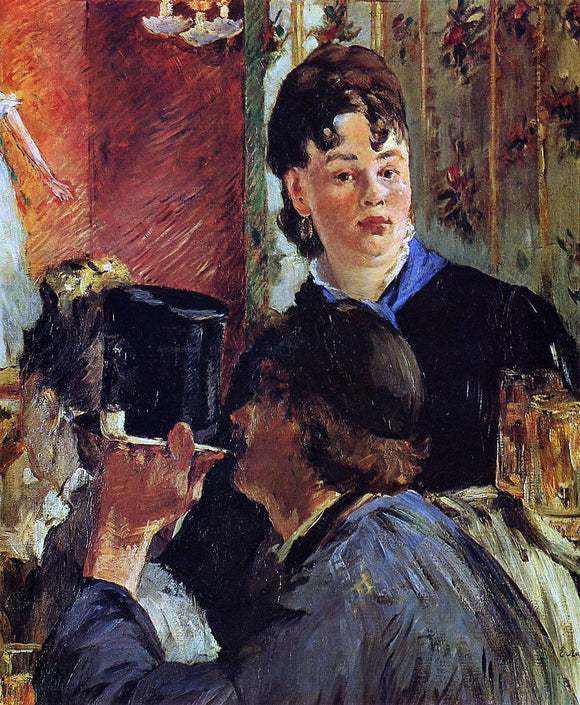  Edouard Manet The Waitress (also known as The Beer Serving Girl) - Canvas Art Print