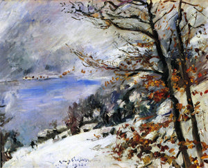  Lovis Corinth The Walchensee in Winter - Canvas Art Print