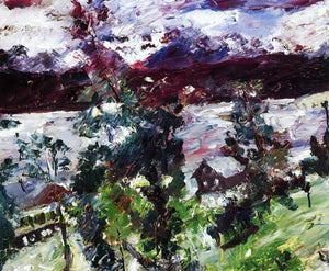  Lovis Corinth The Walchensee, New Snow - Canvas Art Print