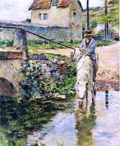  Theodore Robinson The Watering Place - Canvas Art Print