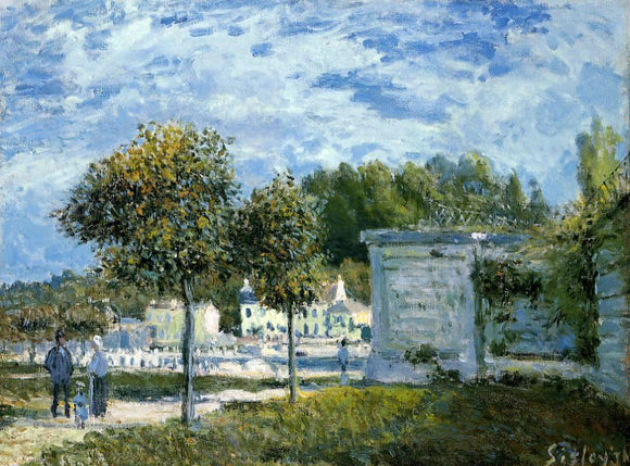  Alfred Sisley The Watering Place at Marly - Canvas Art Print