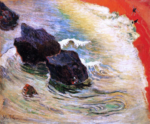  Paul Gauguin The Wave - Canvas Art Print