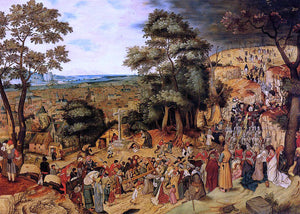  The Younger Pieter Bruegel The Way of the Cross - Canvas Art Print