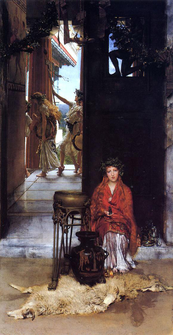  Sir Lawrence Alma-Tadema The Way to the Temple - Canvas Art Print