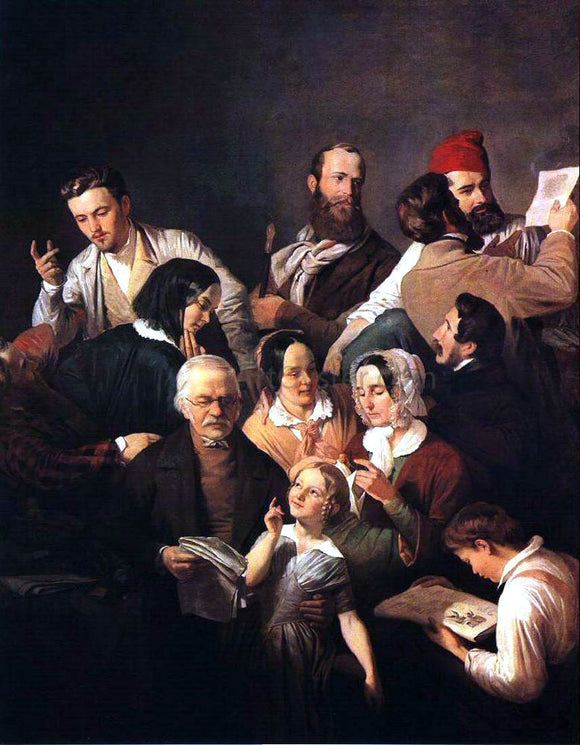  Henrik Weber The Weber Family - Canvas Art Print