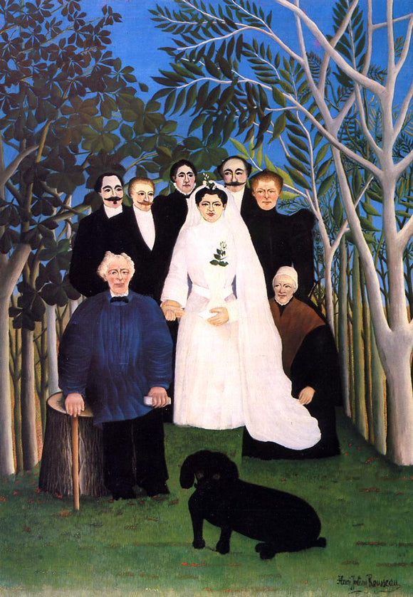 Henri Rousseau The Wedding - Canvas Art Print