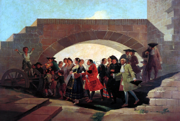  Francisco Jose de Goya Y Lucientes The Wedding - Canvas Art Print
