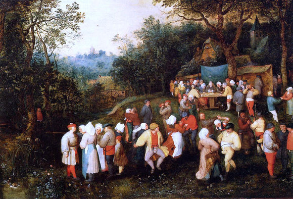  The Elder Jan Bruegel The Wedding Feast - Canvas Art Print