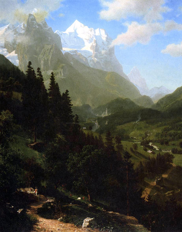  Albert Bierstadt The Wetterhorn - Canvas Art Print