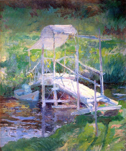  John Twachtman The White Bridge - Canvas Art Print