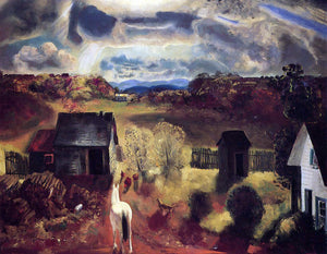  George Wesley Bellows The White Horse - Canvas Art Print