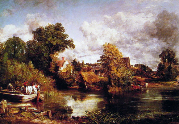  John Constable The White Horse - Canvas Art Print