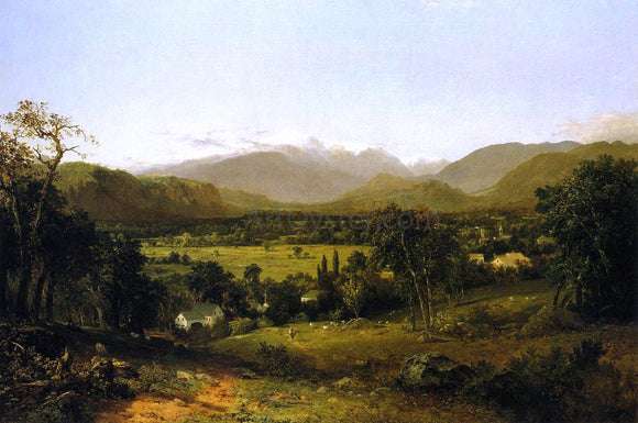  John Frederick Kensett The White Mountains (also known as Mount Washington from the Valley of Conway) - Canvas Art Print