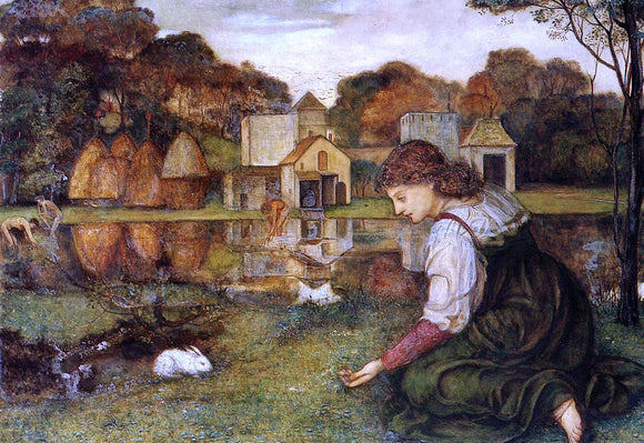  John Spencer Stanhope The White Rabbit - Canvas Art Print