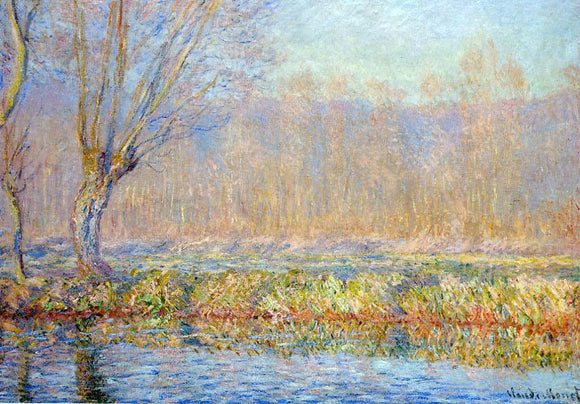  Claude Oscar Monet The Willow (also known as Spring on the Epte) - Canvas Art Print