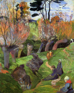  Paul Gauguin The Willows - Canvas Art Print