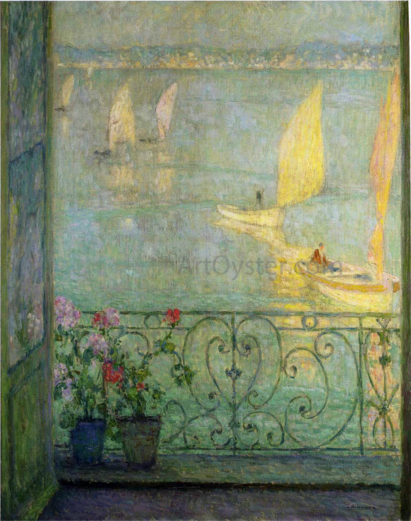  Henri Le Sidaner The Window at Croisic - Canvas Art Print