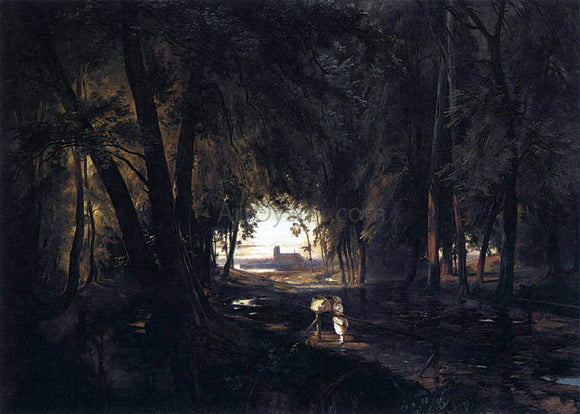  Carl Blechen The Woods near Spandau - Canvas Art Print