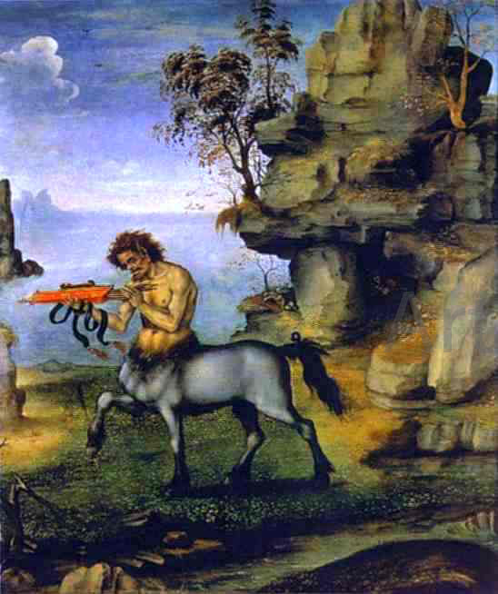  Filippino Lippi The Wounded Centaur - Canvas Art Print