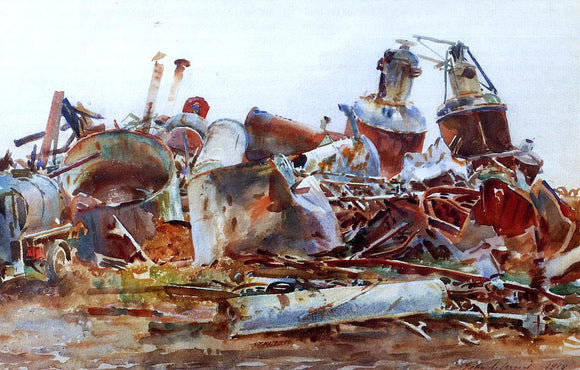  John Singer Sargent The Wrecked Sugar Refinery - Canvas Art Print