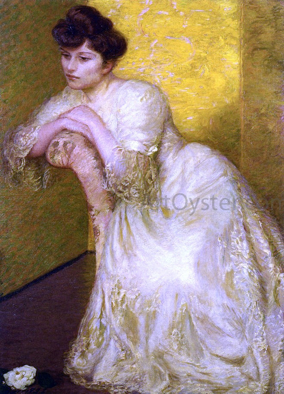  Lilla Cabot Perry The Yellow Screen - Canvas Art Print