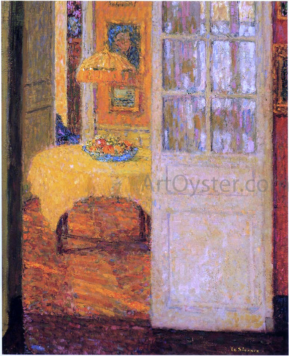  Henri Le Sidaner The Yellow Tablecloth - Canvas Art Print