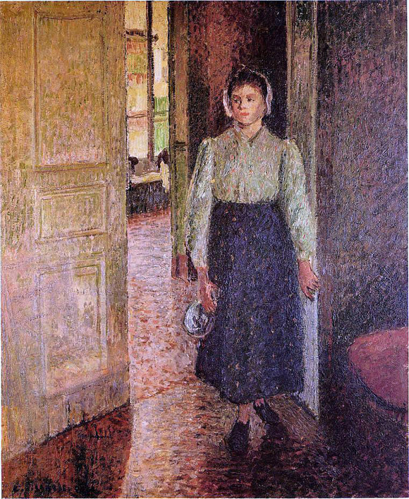  Camille Pissarro The Young Maid - Canvas Art Print