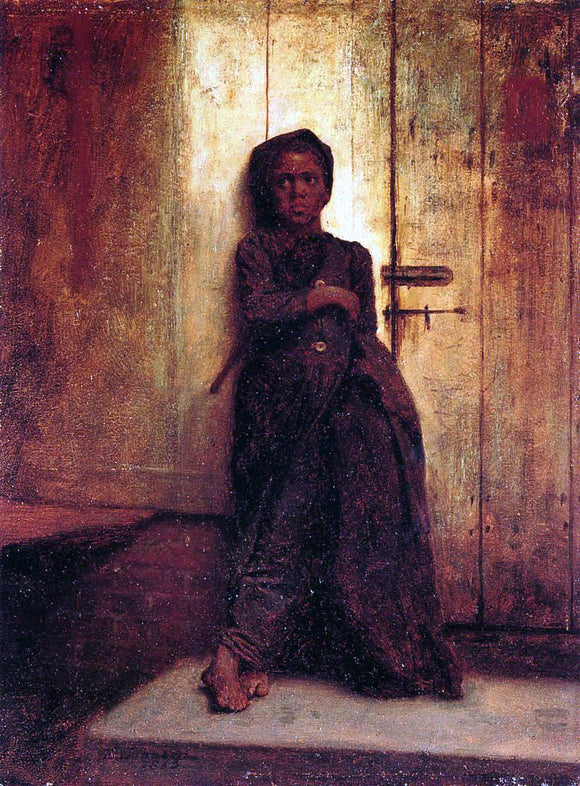  Eastman Johnson The Young Sweep - Canvas Art Print