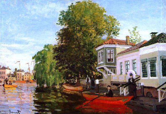  Claude Oscar Monet The Zaan at Zaandam - Canvas Art Print