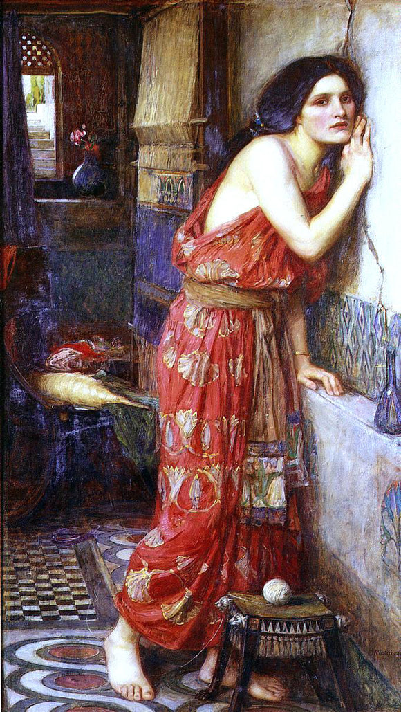  John William Waterhouse Thisbe (also known as The Listener) - Canvas Art Print