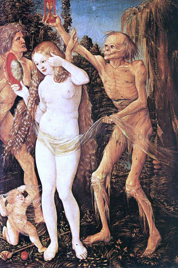  Hans Baldung Three Ages of the Woman and the Death - Canvas Art Print