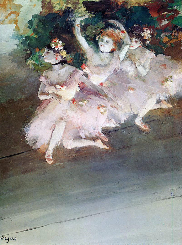  Edgar Degas Three Ballet Dancers - Canvas Art Print