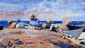  Winslow Homer Three Boys on the Shore - Canvas Art Print